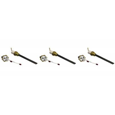 Vžigalna tuljava s črnim kvarčnim kristalom za peči na pelete Eco Spar, BURNiT, Whitfield, Lennox in drugi, skupna dolžina 123 mm, 400 W - x3 - Primerjava izdelkov