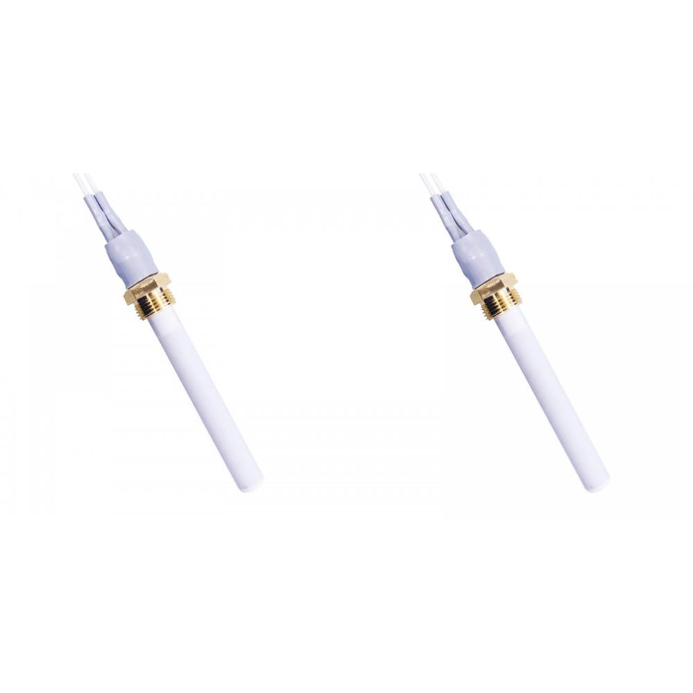 Keramično Vžigalna tuljava za peči na pelete Eco Spar, BURNiT, Warmflow, Adler, AMG, Ecoteck  in drugi, skupna dolžina 88mm, 250W - x2 | Vžigalne naprave za peči na pelete | Rezervni deli za peči na pelete |