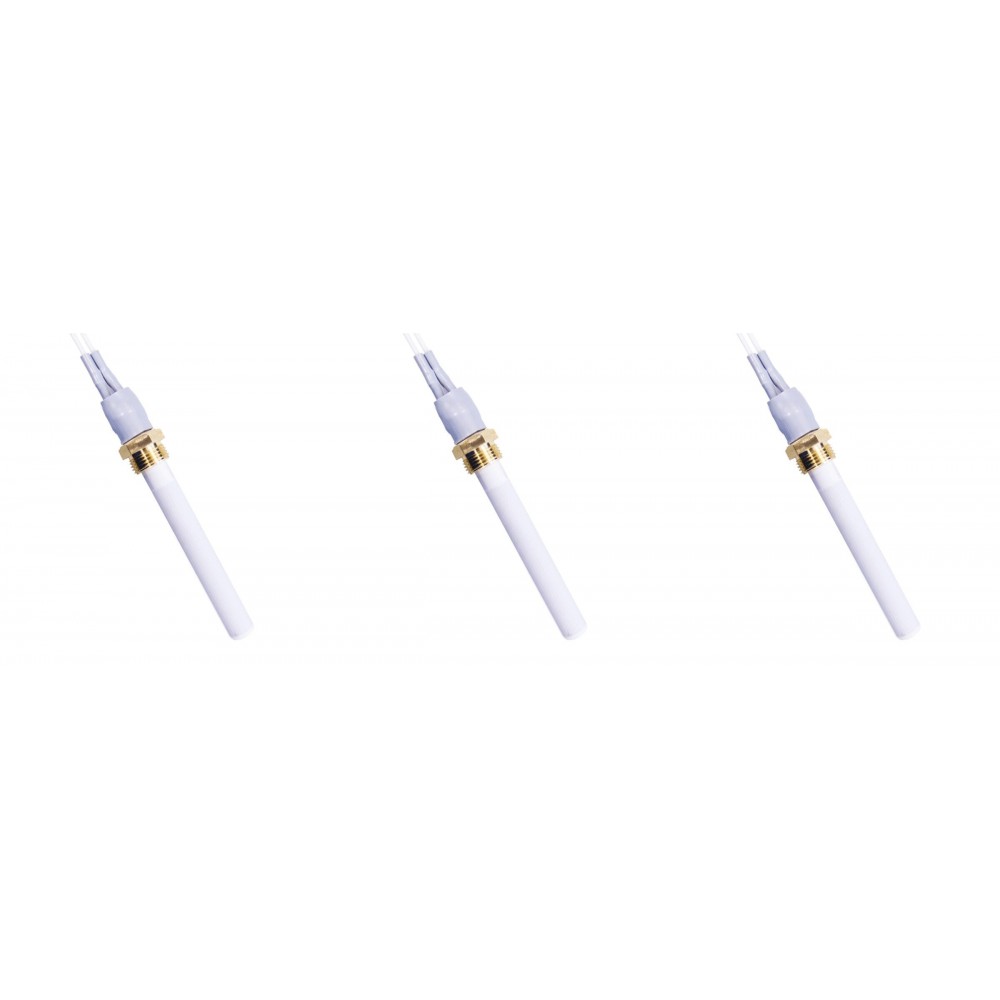 Keramično Vžigalna tuljava za peči na pelete Eco Spar, BURNiT, Warmflow, Adler, AMG, Ecoteck  in drugi, skupna dolžina 88mm, 250W - x3