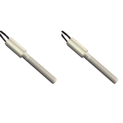 Keramično Vžigalna tuljava za peči na pelete Eco Spar, BURNiT, Ashley, Adler, AMG, Piazzetta in drugi, skupna dolžina 102mm, 250W - x2 - 