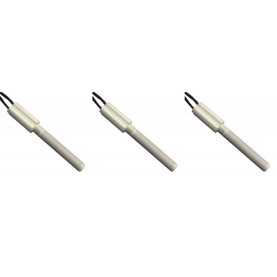 Keramično Vžigalna tuljava za peči na pelete Eco Spar, BURNiT, Ashley, Adler, AMG, Piazzetta in drugi, skupna dolžina 102mm, 250W - x3 - 