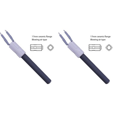 Keramično Vžigalna tuljava za peči na pelete BURNiT, Palazzetti in druge, skupna dolžina 113mm, 260W - x2 - 