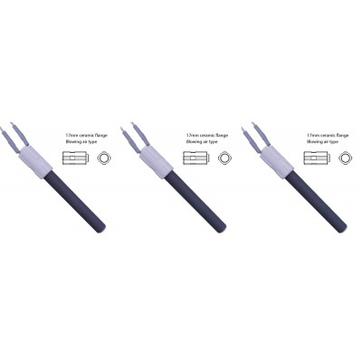 Keramično Vžigalna tuljava za peči na pelete BURNiT, Palazzetti in druge, skupna dolžina 113mm, 260W - x3 - 