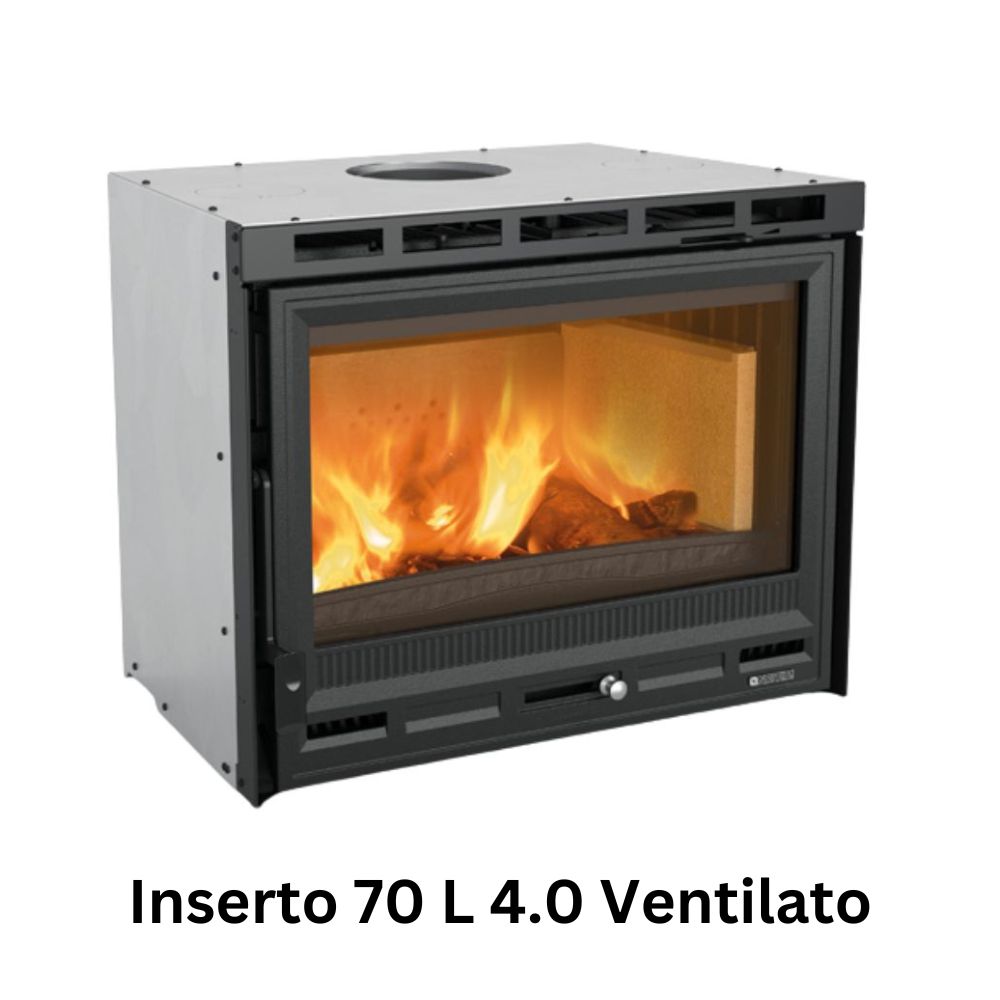 Italijanski vgradni kamin na drva
